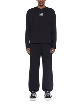 Off-white Off-White Cotton Diagonal Graphic Logo Drawstring Joggers