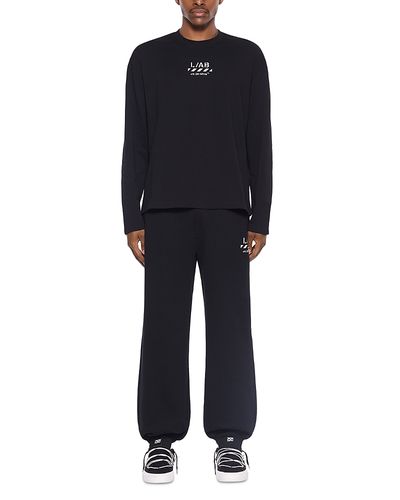 Off-white Off-White Cotton Diagonal Graphic Logo Drawstring Joggers