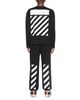 Off-white Off-White Cotton Diagonal Graphic Logo Drawstring Joggers - 2