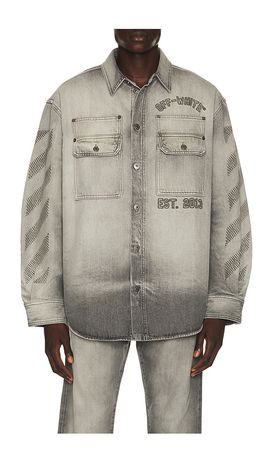 OFF-WHITE OFF-WHITE Denim Military Overshirt
