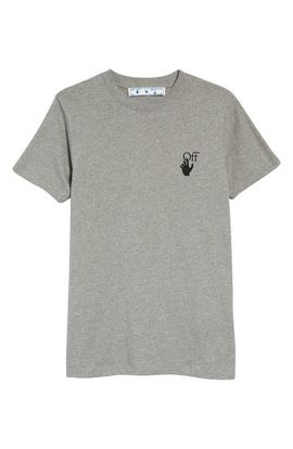 Off-White Off-White Dégradé Arrows Logo Slim Cotton Graphic Tee