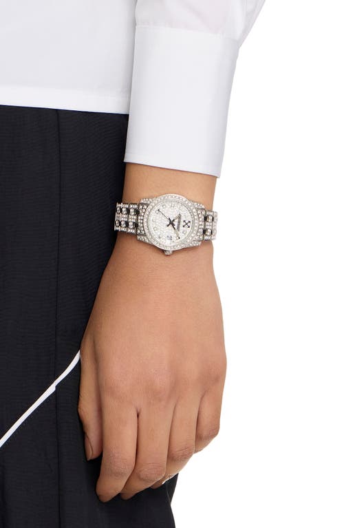 Off-White Off-White Discreet Crystal Bracelet Watch, 32mm