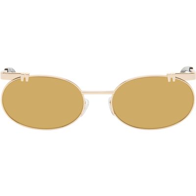 Off-White Off-White Gold OW2030 Sunglasses