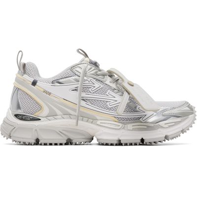 Off-White Off-White Gray & Silver Be Right Back Sneakers