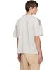 Off-White Off-White Gray & White Negative Big Bookish Skate S/S T-shirt - 3