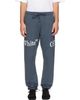 Off-White Off-White Gray Bookish Scarf Cuffed Sweatpants - 1