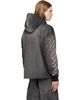 Off-White Off-White Gray Distress Diag Loose Highlighted B Hoodie - 3