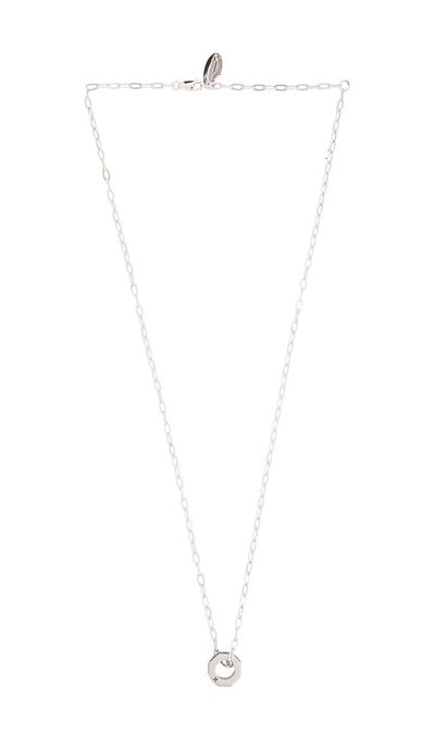 OFF-WHITE OFF-WHITE Hex Nut Chain Pendant Necklace