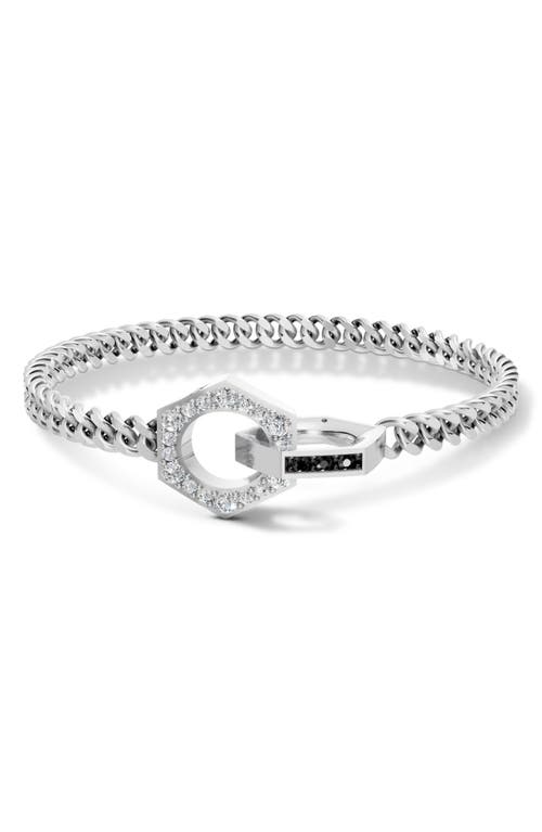 Off-White Off-White Hex Nut Duo Clasp Lab Grown Diamond Bracelet
