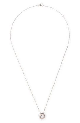 Off-White Off-White Hex Nut Lab Grown Black Diamond Pendant Necklace