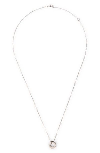 Off-White Off-White Hex Nut Lab Grown Black Diamond Pendant Necklace