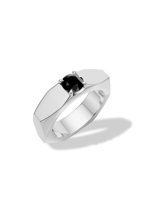 Off-White Off-White Hex Nut Lab Grown Diamond Solitaire Ring