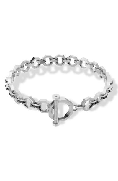 Off-White Off-White Hex Nut Lab Grown Diamond Toggle Bracelet