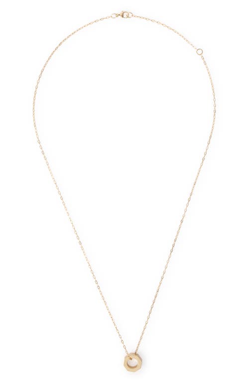 Off-White Off-White Hex Nut Pendant Necklace