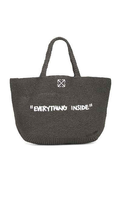 OFF-WHITE OFF-WHITE Jitney Quote Tote Bag