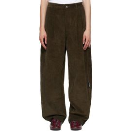 Off-White Off-White Khaki Corduroy Balloon Trousers