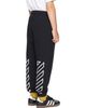 Off-White Off-White Kids Black Bookish Diag Sweatpants - 3