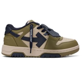 Off-White Off-White Kids Khaki & Brown Out Of Office Sneakers