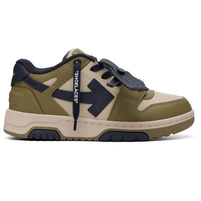 Off-White Off-White Kids Khaki & Brown Out Of Office Sneakers