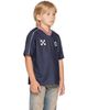 Off-White Off-White Kids Navy Soccer Track T-shirt - 2
