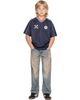 Off-White Off-White Kids Navy Soccer Track T-shirt - 4