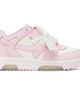 Off-White Off-White Kids Pink & White Out Of Office Straps Sneakers - 1