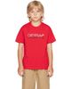 Off-White Off-White Kids Red Big Bookish Double T-shirt - 1