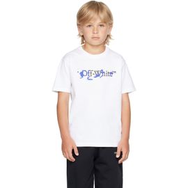 Off-White Off-White Kids White Big Bookish Splat Ink T-shirt