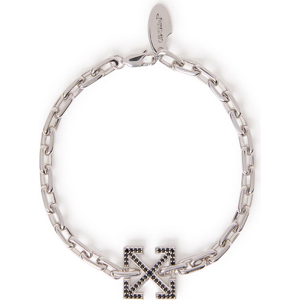 Off-White Off-White Lab Grown Diamond Arrow Chain Bracelet