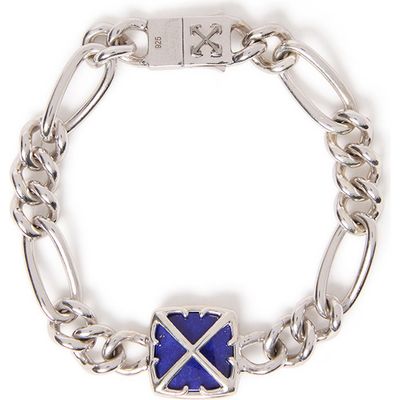 Off-White Off-White Lapis Lazuli Arrow Chain Bracelet