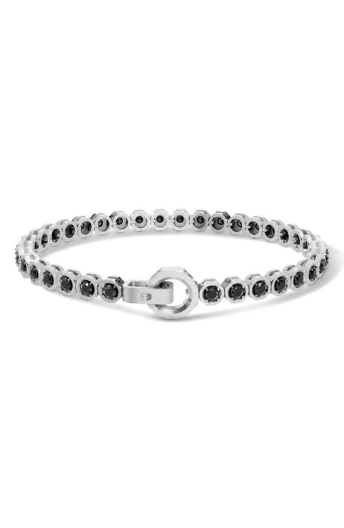 Off-White Off-White Large Hex Nut Black Lab Grown Diamond Bracelet