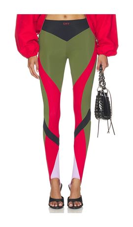 OFF-WHITE OFF-WHITE Ly Color Block Legging