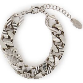 Off-White Off-White Men's Arrow Chain Textured Bracelet