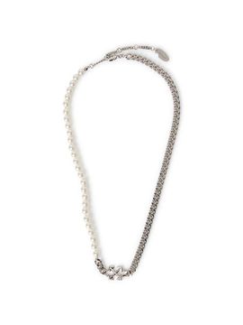 Off-White Off-White Men's Arrow Pearl Chain Neckalce
