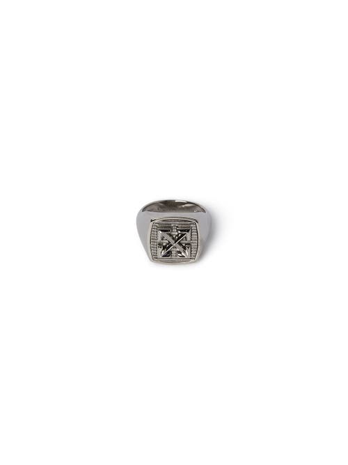 Off-White Off-White Men's Arrow Textured Ring