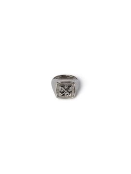 Off-White Off-White Men's Arrow Textured Ring