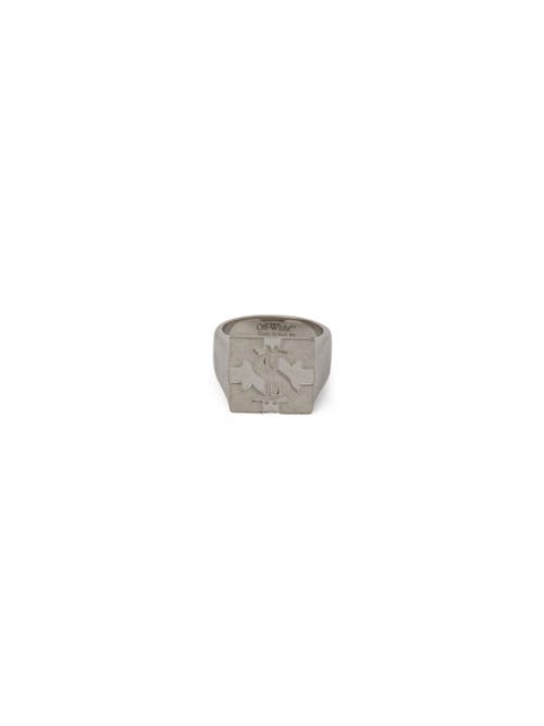 Off-White Off-White Men's Bling Dollar Ring