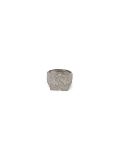Off-White Off-White Men's Bling Dollar Ring