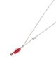 Off-White Off-White Men's Enameled Trumpet Pendant Chain Necklace - 2