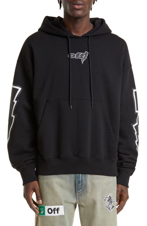 Off-White Off-White Men's Thunder Stable Skate Graphic Hoodie