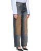 Off-White Off-White Navy & Brown Corduroy Patch Balloon Jeans - 2