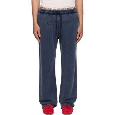 Off-White Off-White Navy Bookish Mar Sweatpants