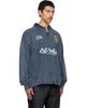 Off-White Off-White Navy Sporty 4 Fleece Polo - 2