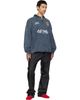Off-White Off-White Navy Sporty 4 Fleece Polo - 4