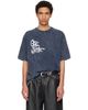 Off-White Off-White Navy Spray Painting Skate T-shirt - 1