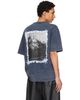 Off-White Off-White Navy Spray Painting Skate T-shirt - 3