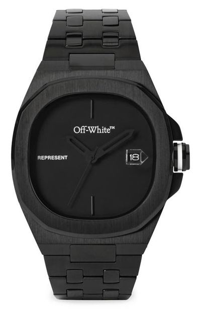 Off-White Off-White Object Japanese Quartz Bracelet Watch, 39mm