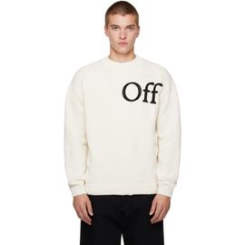 Off-White Off-White Off-White Bookish Shared Crewneck Sweater