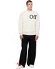 Off-White Off-White Off-White Bookish Shared Crewneck Sweater - 4