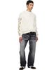 Off-White Off-White Off-White Diagonal Outline Knit Crewneck Sweater - 5